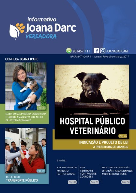INFORMATIVO - 3 MESES DE MANDATO - VEREADORA JOANA D'ARC 