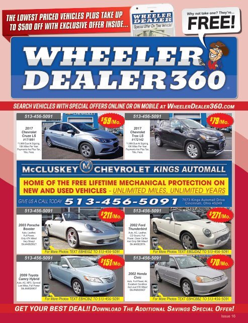 Wheeler Dealer Issue 16, 2017