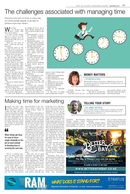 Bay of Plenty Business News April/May 2017