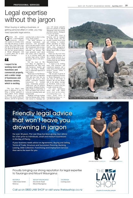 Bay of Plenty Business News April/May 2017