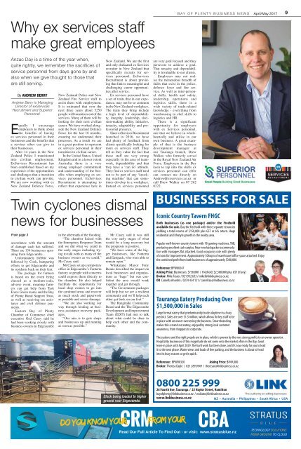 Bay of Plenty Business News April/May 2017