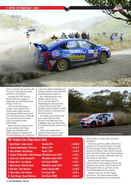 RallySport Magazine April 2017