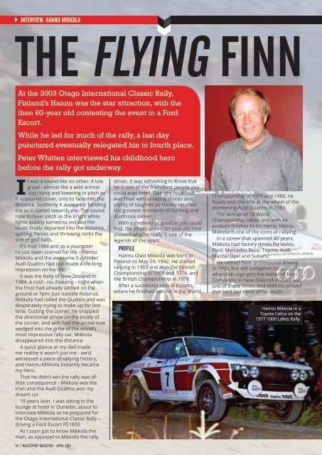 RallySport Magazine April 2017