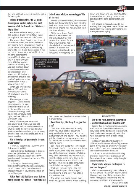 RallySport Magazine April 2017