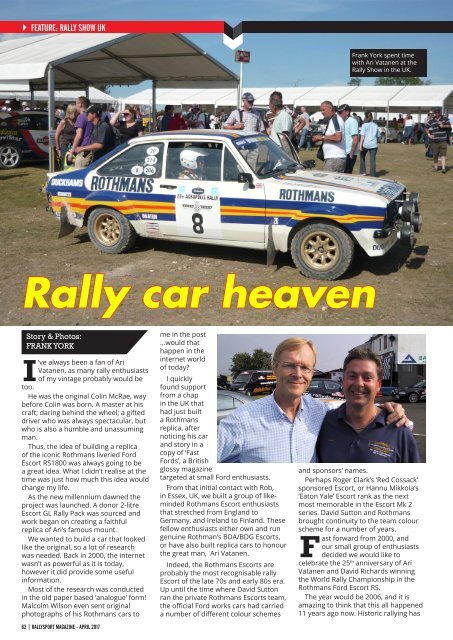 RallySport Magazine April 2017