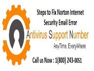 18002430051 How to Resolve Norton Internet Security Email Error? 