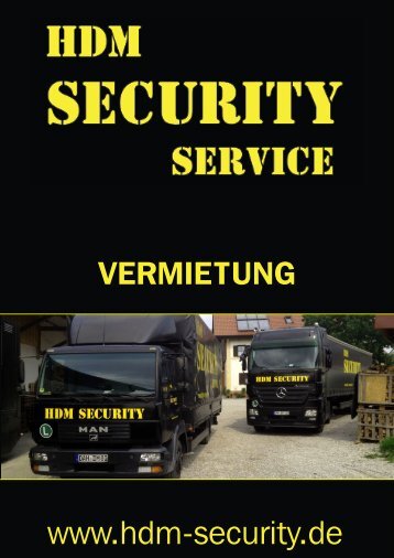 HDM-Security - KATALOG