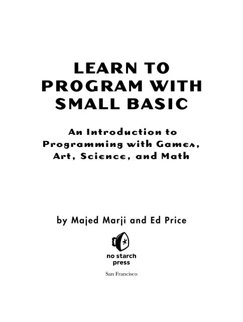 Learn to Program with Small Basic