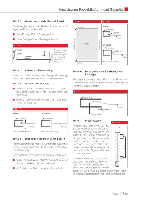 Verglasungsrichtlinien Glas Marte UNIGLAS - Infofolder