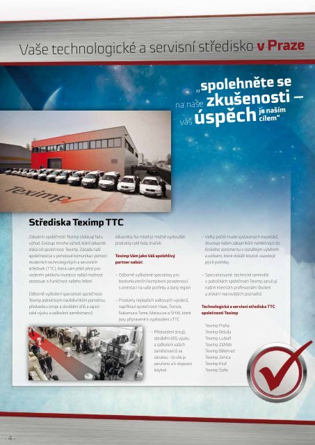 Teximp Product guide Czech Republic