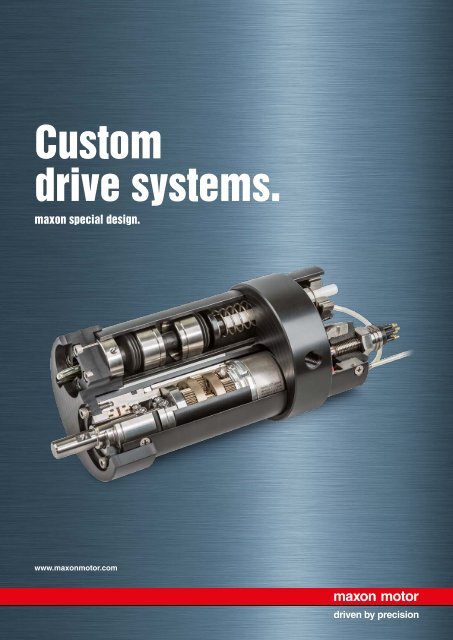 maxon motor - special design motors_2016