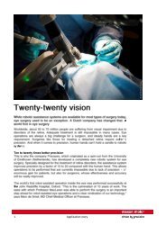 maxon motor - robotic assistence Eye Surgery
