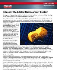 maxon motor - intensity modulated radiosurgery system