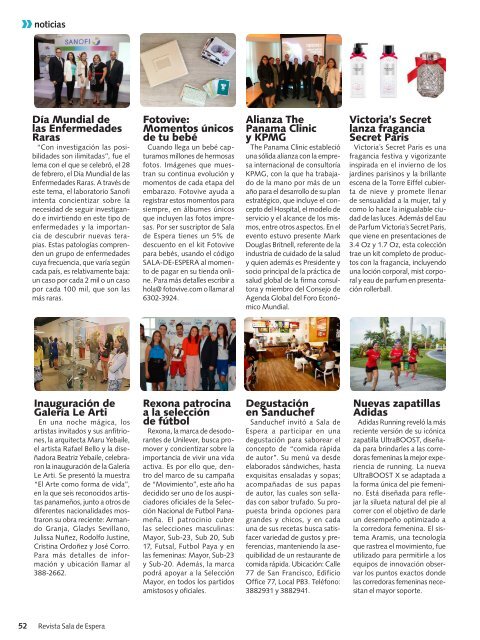 Revista Sala de Espera Panamá Nro. 83 Abril 2017