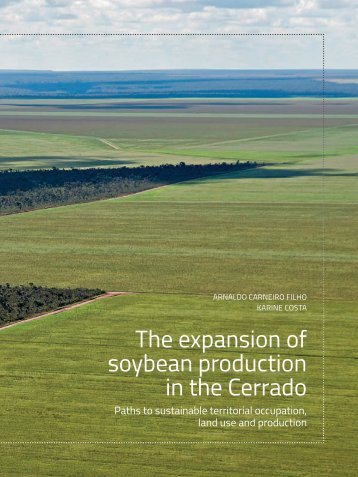 The expansion of soybean production in the Cerrado