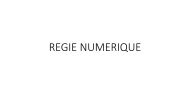 REGIE NUMERIQUE