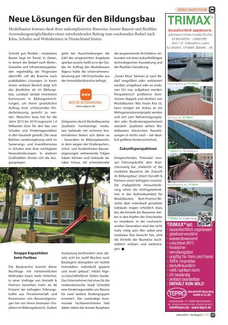 planerinfo24-Das Magazin 1/17