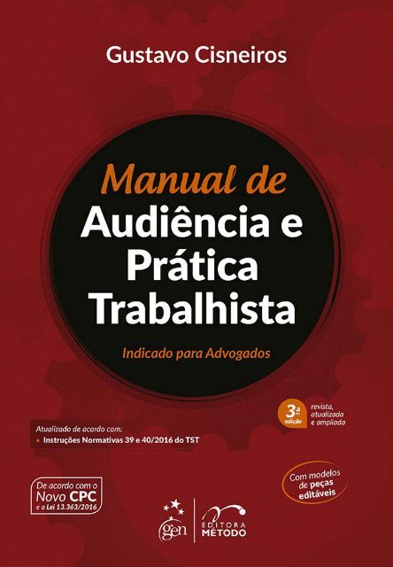 Artigo: Manifestação do artigo 357, §1º do CPC: eficácia e efeitos