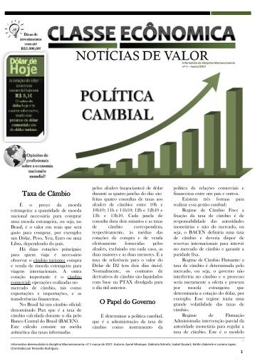 Jornal Classe Econômica - Notícias de Valor (1)