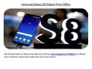Samsung Galaxy S8 Flipkart Amazon
