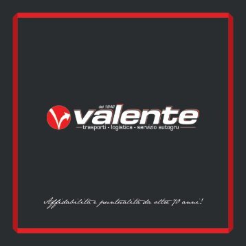 Brochure - VALENTE ANGELO SAS 2017