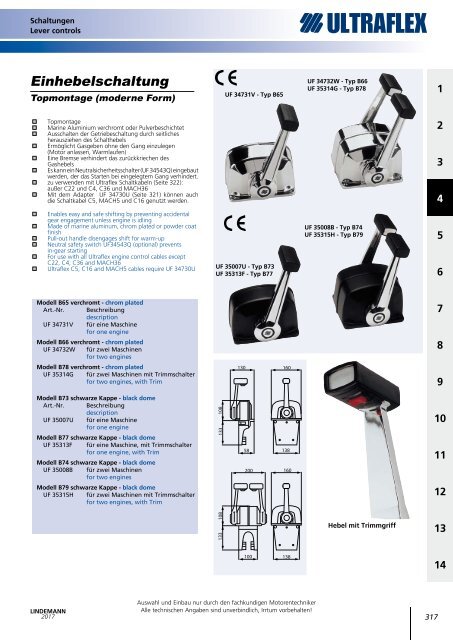 Lindemann Katalog 2017