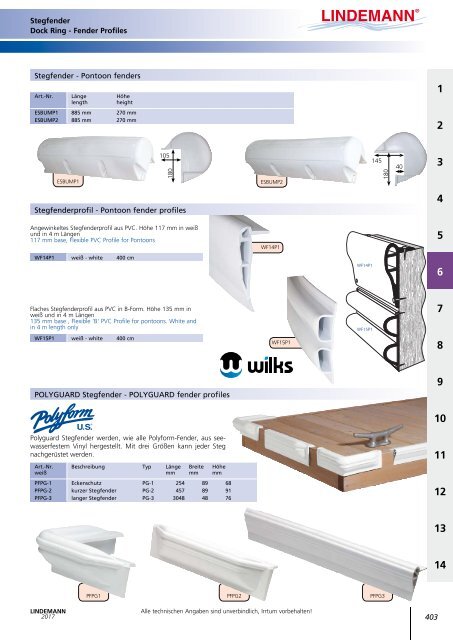 Lindemann Katalog 2017