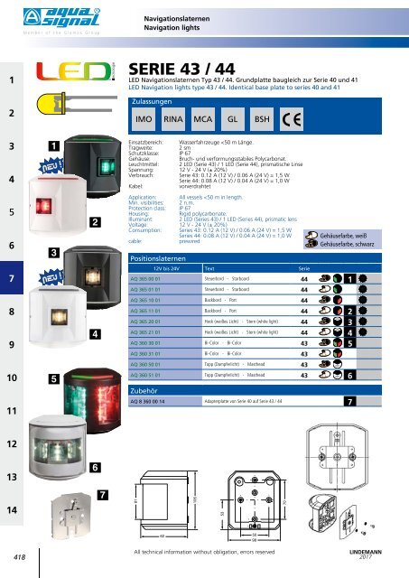 Lindemann Katalog 2017