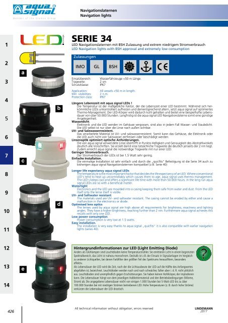 Lindemann Katalog 2017