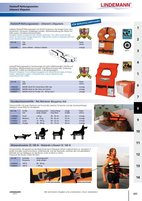 Lindemann Katalog 2017