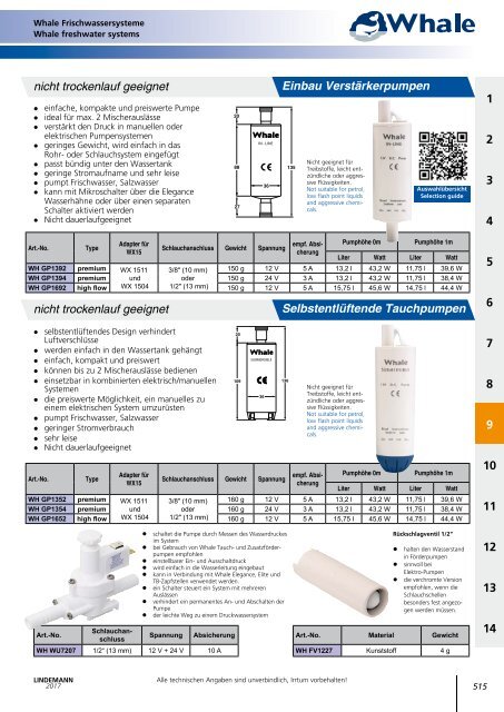 Lindemann Katalog 2017