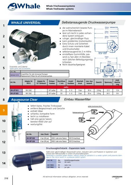 Lindemann Katalog 2017