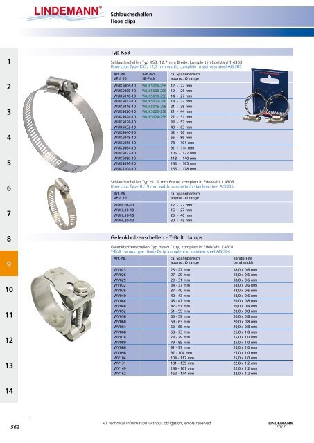 Lindemann Katalog 2017