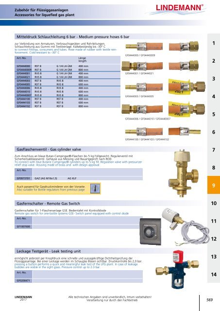 Lindemann Katalog 2017