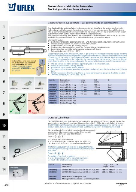 Lindemann Katalog 2017