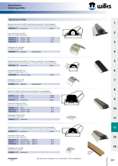 Lindemann Katalog 2017