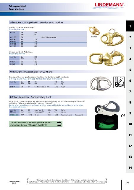 Lindemann Katalog 2017