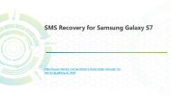 SMS Recovery for Samsung Galaxy S7
