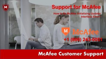 How to fix McAfee Initializing Updater Interface Error