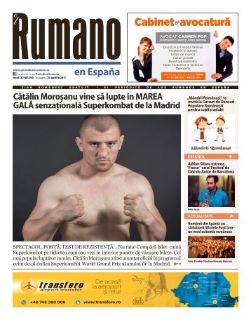 Numărul 190 al Ziarului El Rumano