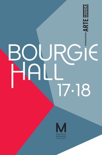 Bourgie Hall – 2017-2018 Season
