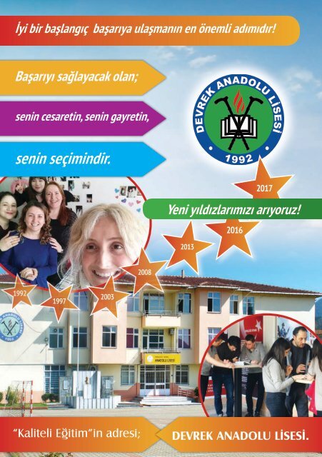 Devrek Anadolu Lisesi Rehberi