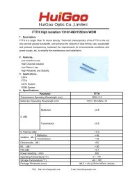 FTTH High Isolation WDM