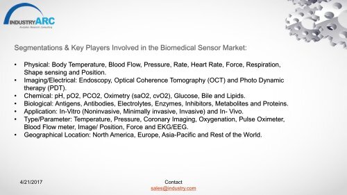 Biomedical Sensor Market