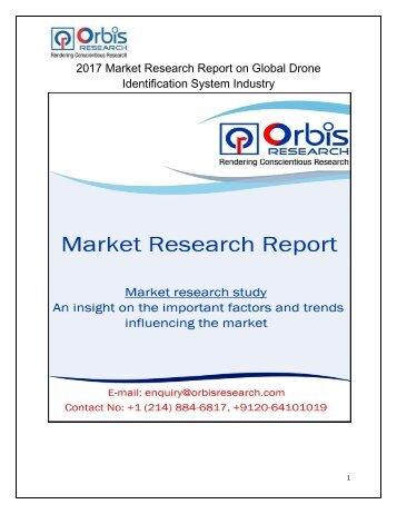 Drone Identification System Market Research Report: Global Analysis 2017-2022