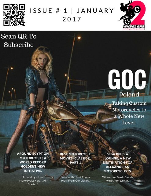 Two Wheelers Motorcycle Magazine | Issue#1 - January 2017