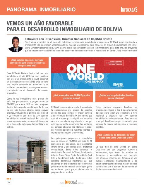 Revista InfoCasas Bolivia Abril 2017