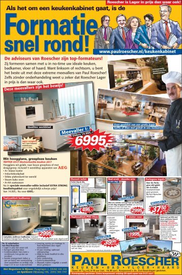 Paul Roescher advertentie Keukenkabinet