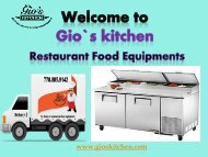 commercial kitchen equipments in Vancouver BC