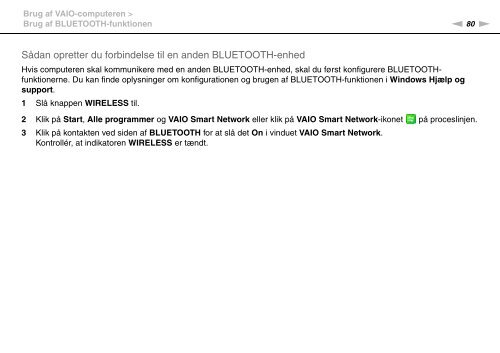 Sony VPCZ21M9E - VPCZ21M9E Mode d'emploi Danois